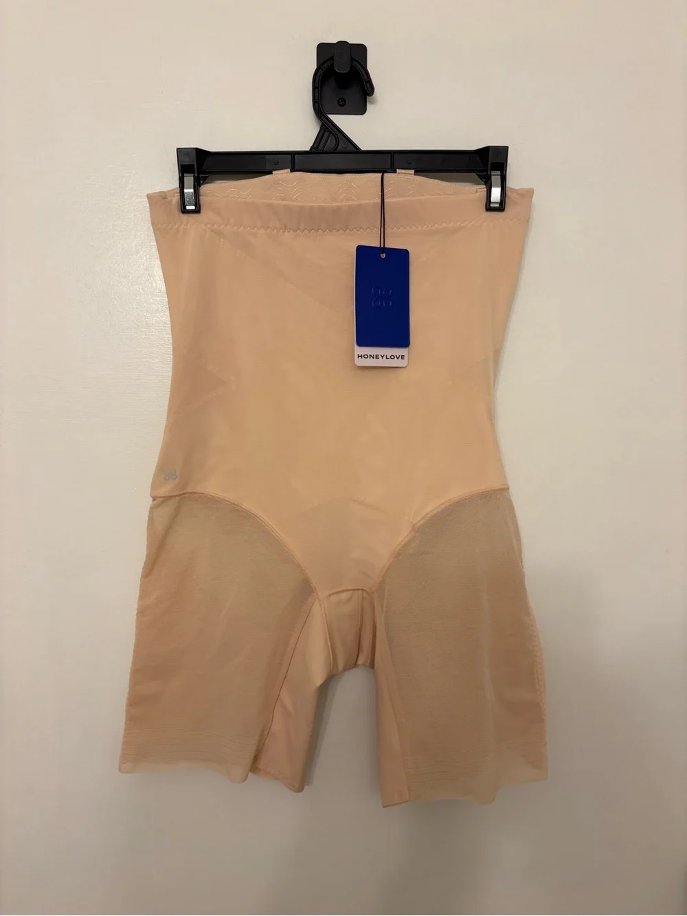 Honeylove SuperPower Girl Short Shapewear Sand Beige Medium M NWT